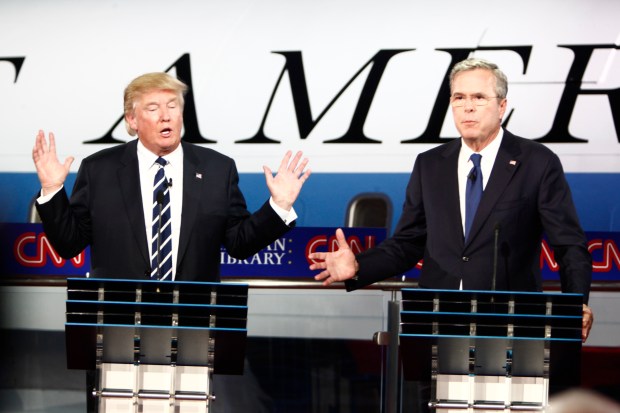 SIMI VALLEY, CA - SEPT 15: The CNN Republican Candidate Debate at the Reagan Presidential Library on September 16, 2015. Jake Tapper will be the moderator for the CNN Republican Presidential Candidate Debate from the Library on the 17th.